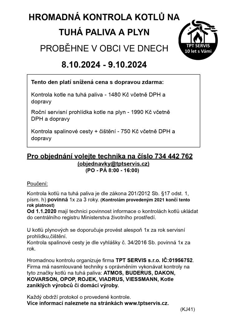 Kontrrola kotlů